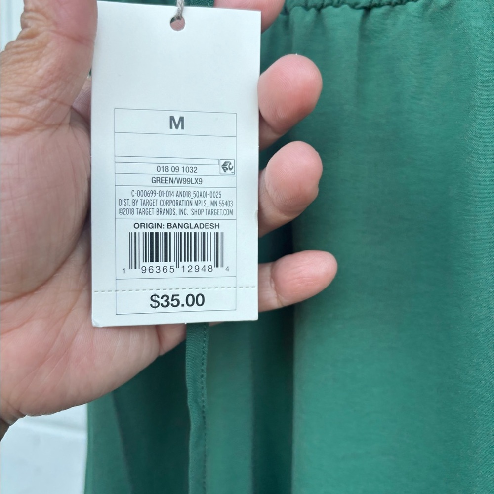 a new day Emerald Green V-Neck Tiered Maxi Dress - Picture 6 of 9